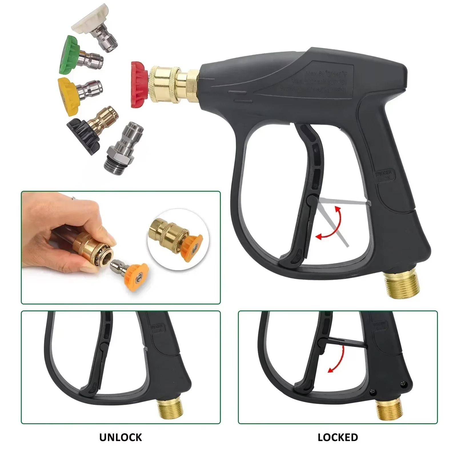 Kit de Lança de Espuma de Neve - Pressure Washer Foam Gun avaliação e preço