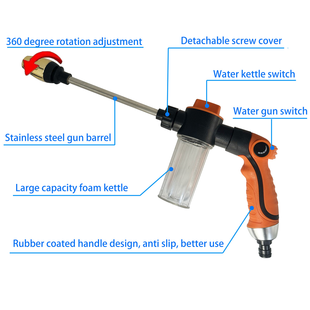 Pistola de Água de Alta Pressã - Pressure Washer Foam Gun avaliação e preço