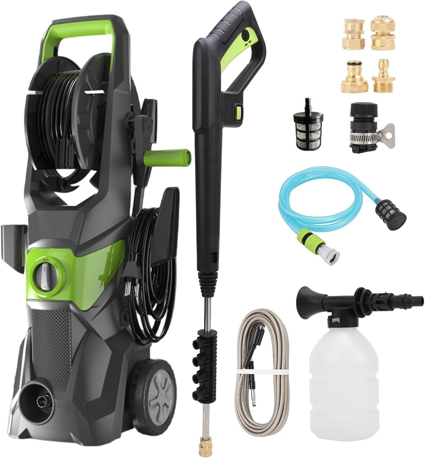Lavadora de pressão elétrica 4 - Pressure Washer Foam Gun avaliação e preço